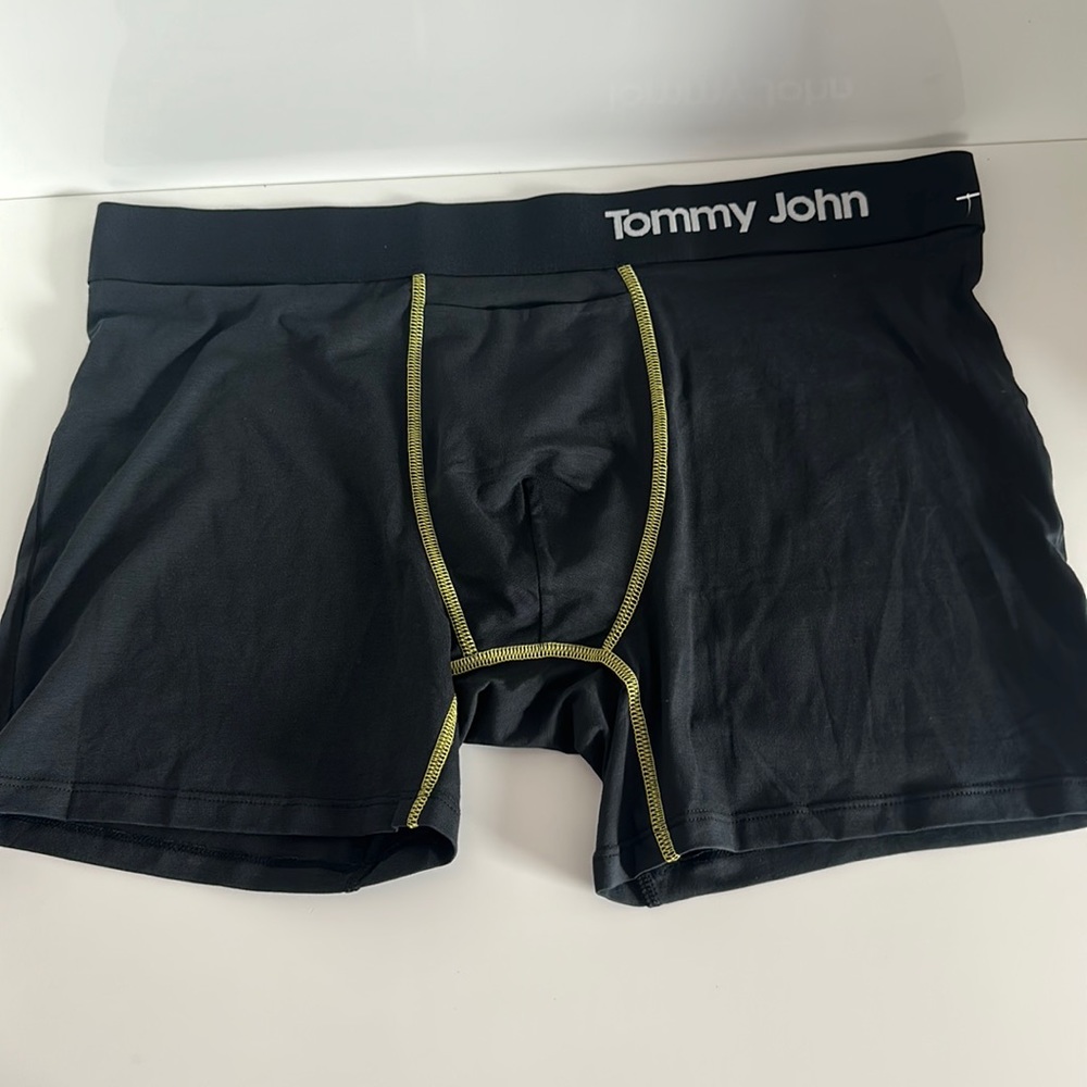 New Tommy John 4-Inch Cool Cotton Boxer Briefs
